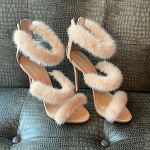 Giuseppe mink sandals